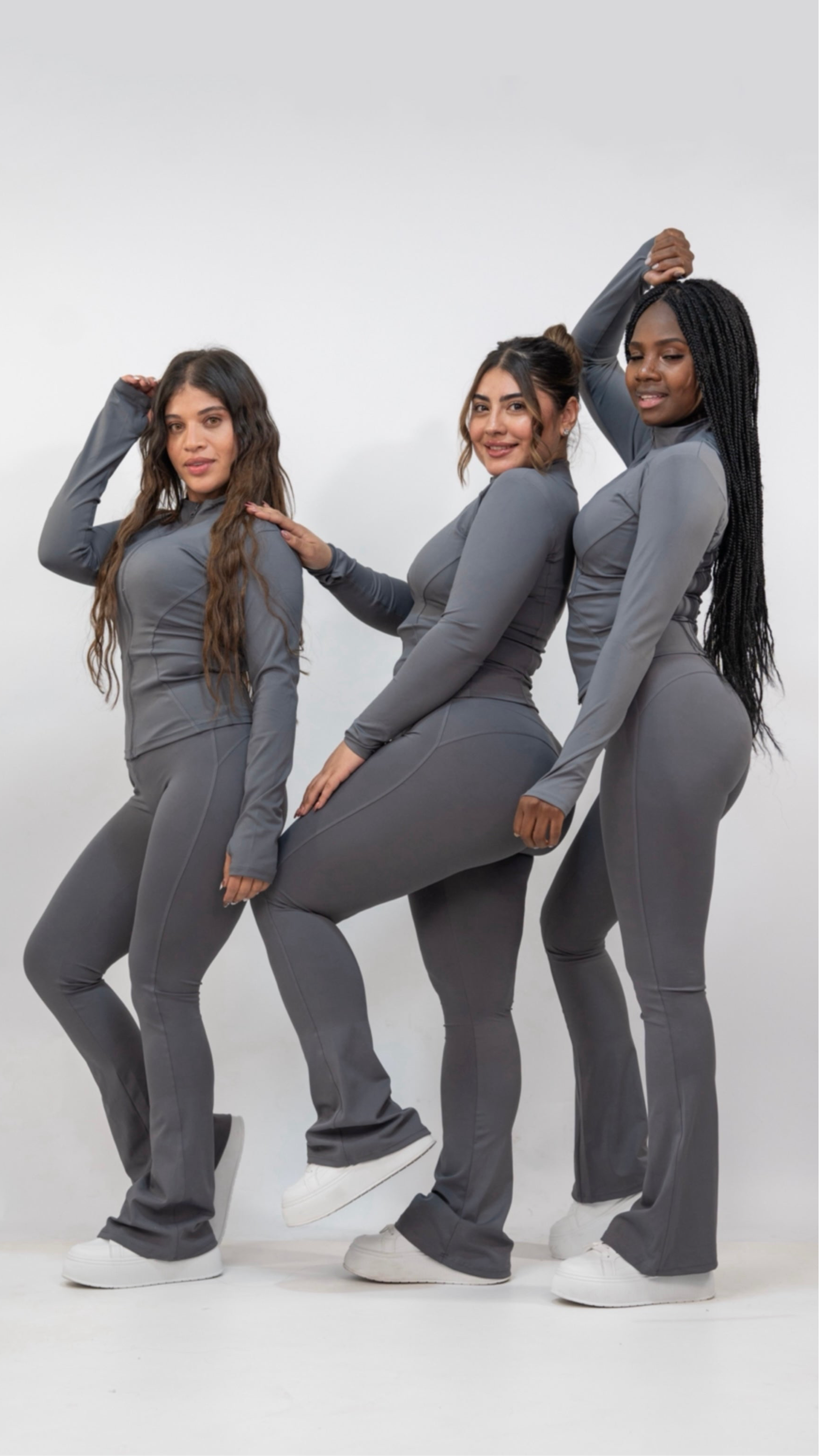 SET CURVY FLARE SPORT (gris)