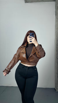 JACKET BIKER ECOCUERO