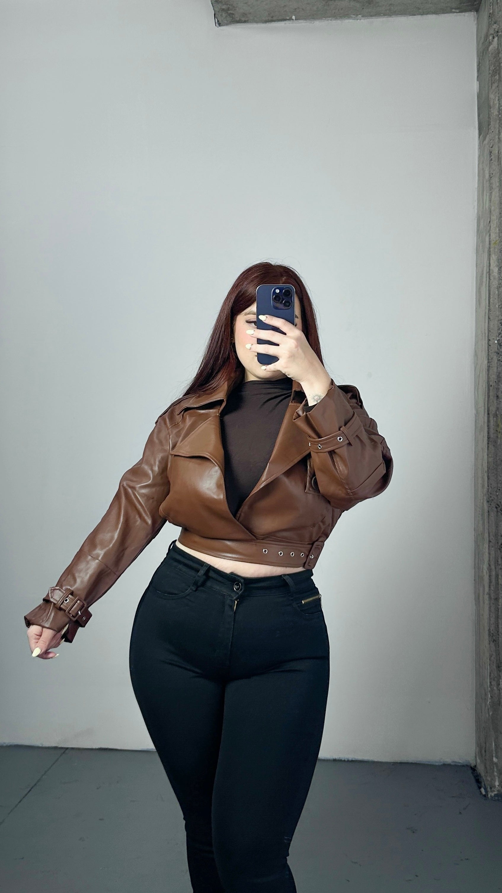 JACKET BIKER ECOCUERO