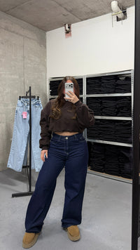 POLERON CROP COQUETTE COFFE
