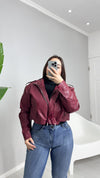 JACKET BOMBER ECOCUERO