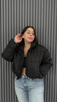 JACKET PUFFA BRILLOS