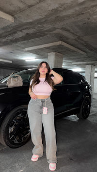JEANS WIDE LEG COQUETTE GRIS X YASMIN TENDENCIA®️