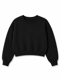POLERON CROP COQUETTE BLACK
