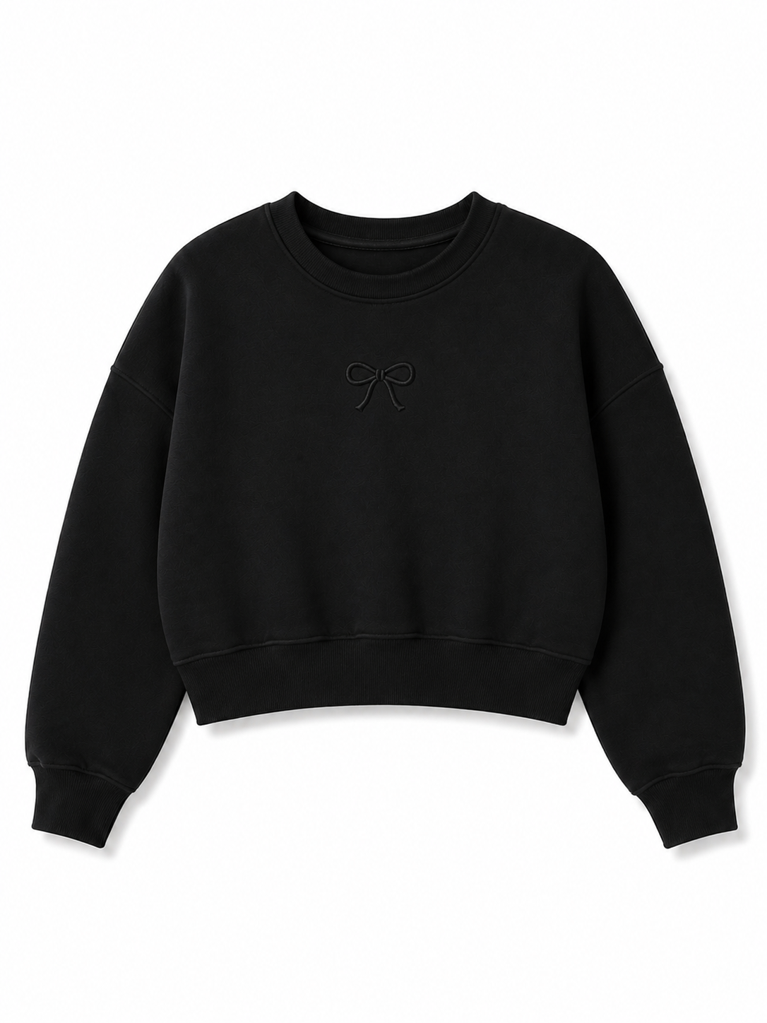 POLERON CROP COQUETTE BLACK