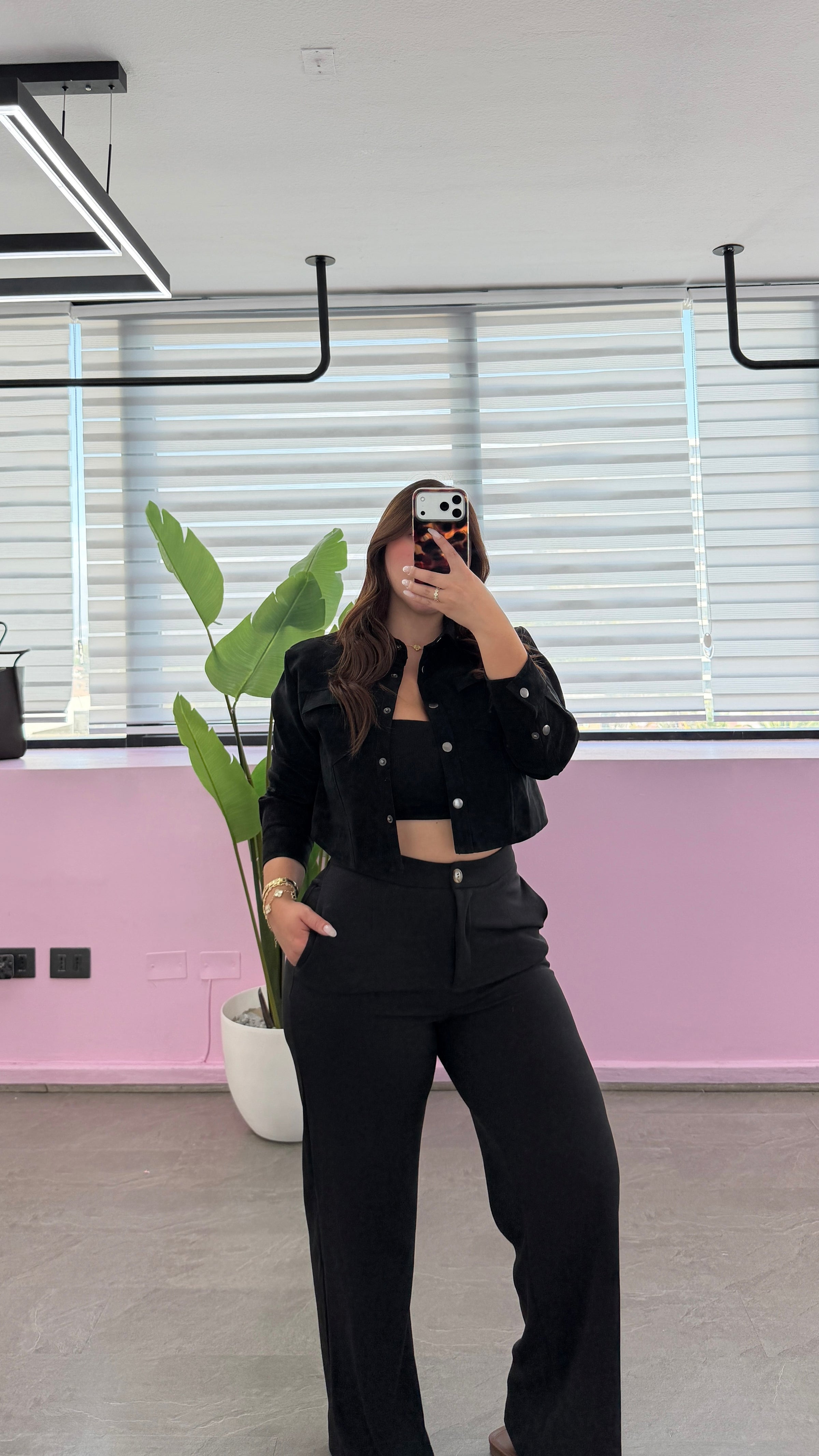 JACKET ECO CUERO GAMUZADA