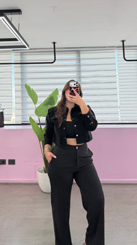 JACKET ECO CUERO GAMUZADA