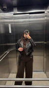 JACKET ECOCUERO CIERRES