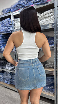 FALDA CRISTALES LIZA