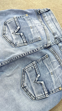 JEANS SKINNY CELESTE AURA x FOR3T(0539)