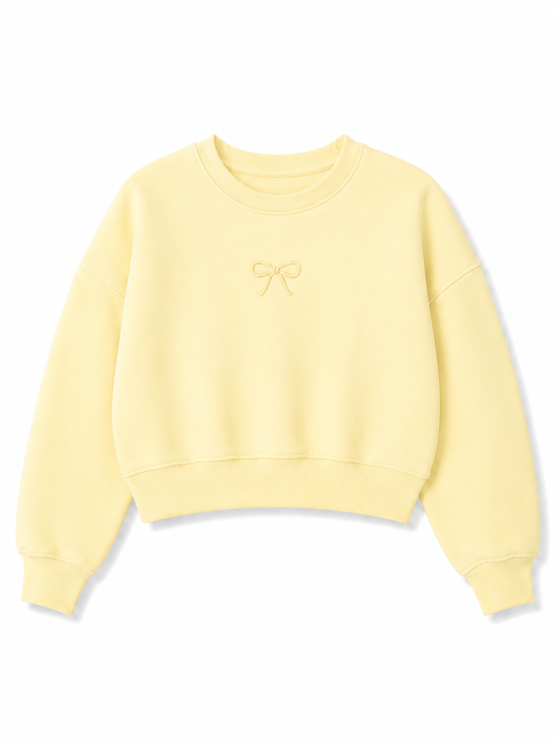 POLERON CROP COQUETTE YELLOW