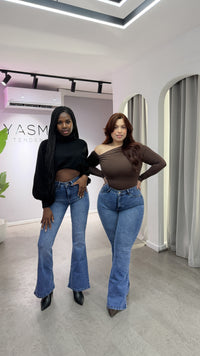 JEANS FLARE AZUL (PARADISE)