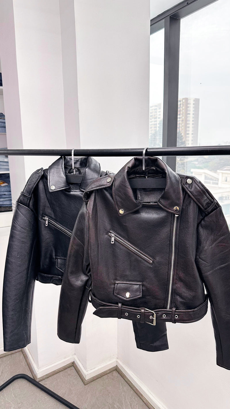 JACKET ECOCUERO CIERRES
