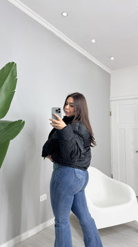 JACKET PUFFA BRILLOS