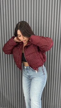 JACKET PUFFA BRILLOS
