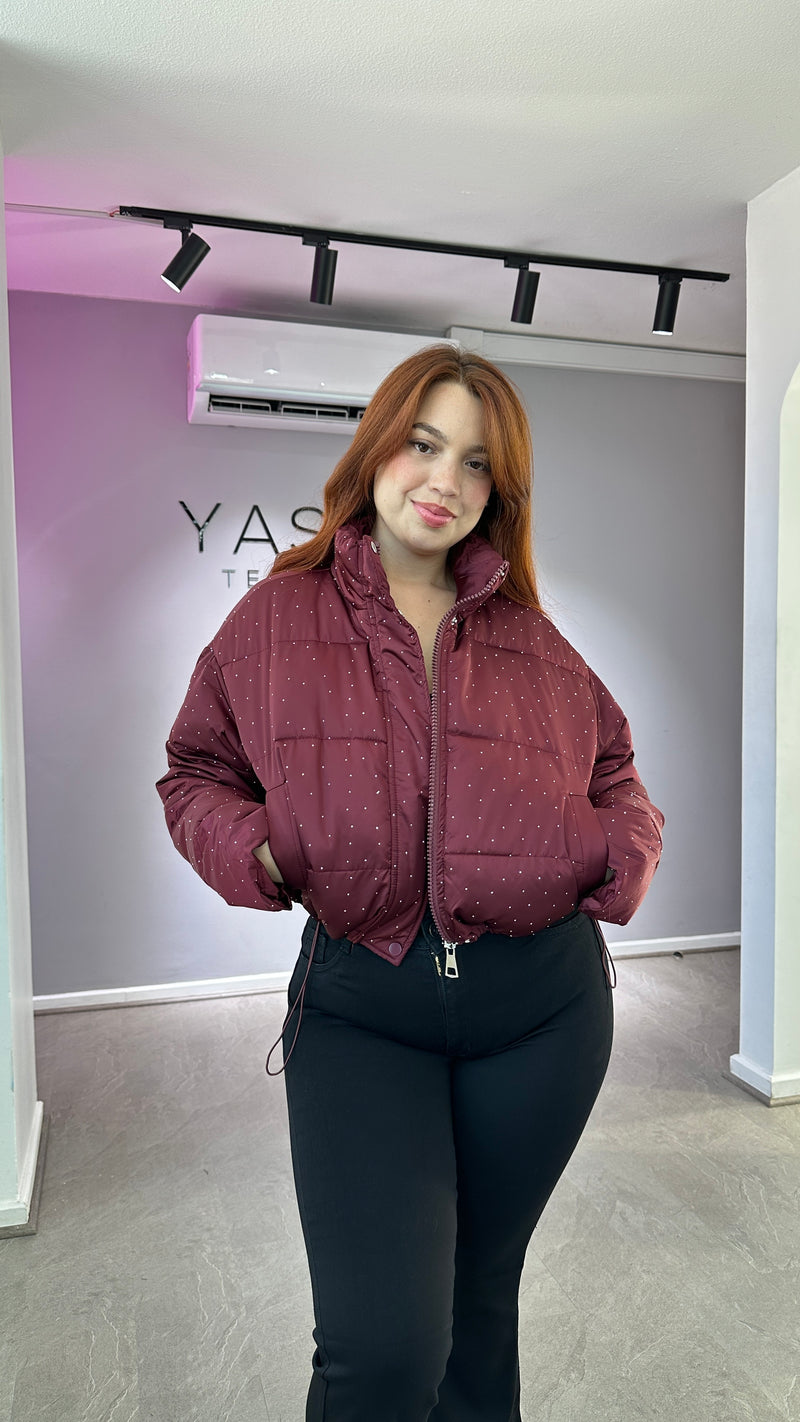 JACKET PUFFA BRILLOS