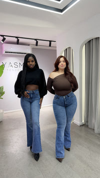 JEANS FLARE AZUL (PARADISE)