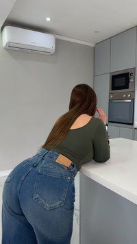 JEANS WIDE LEG ESTILO LEVIS X YASMIN TENDENCIA®️