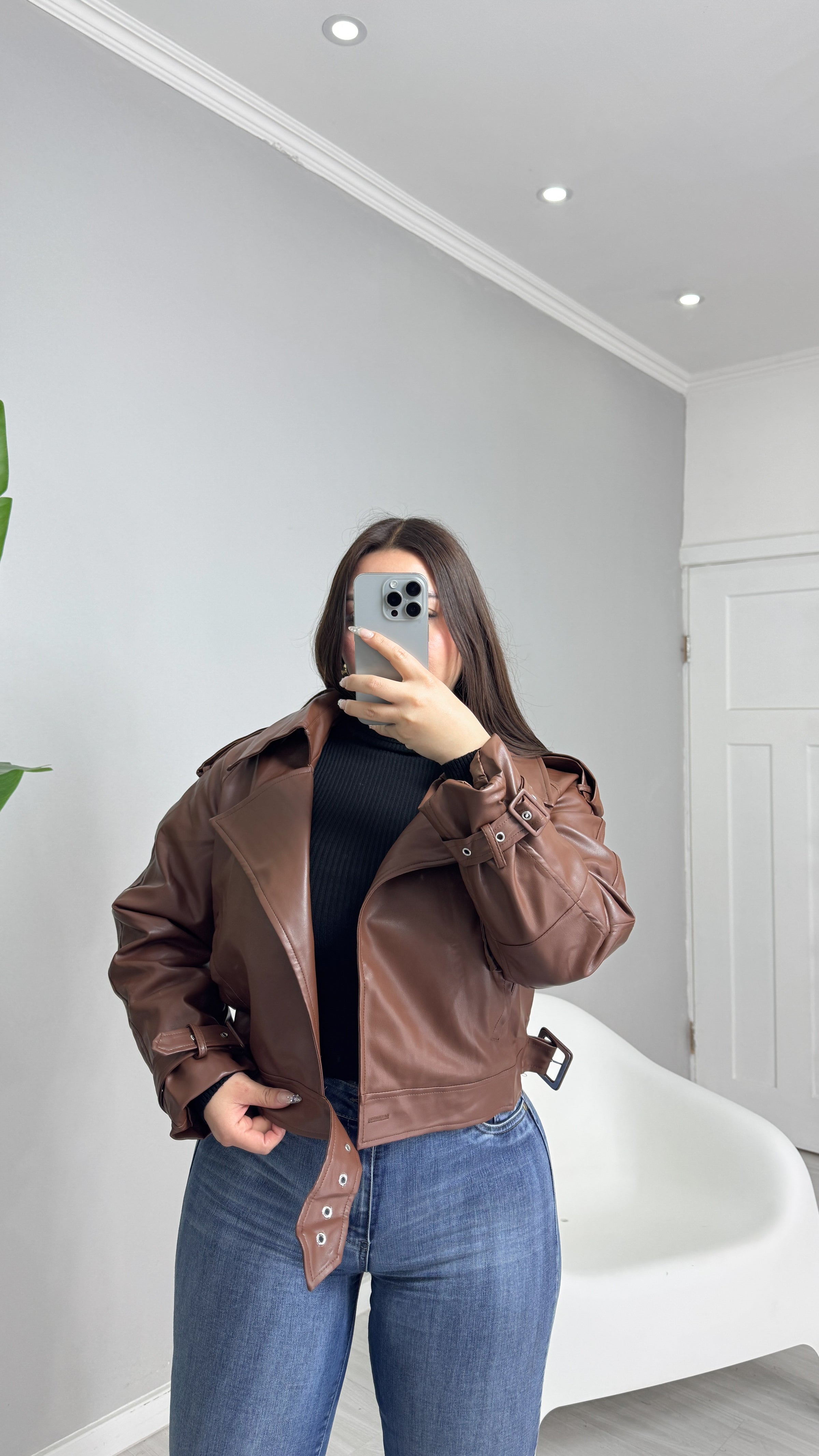JACKET BIKER ECOCUERO