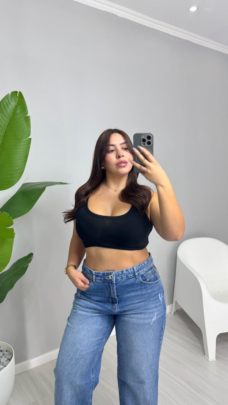 JEANS WIDE LEG BAGGY
