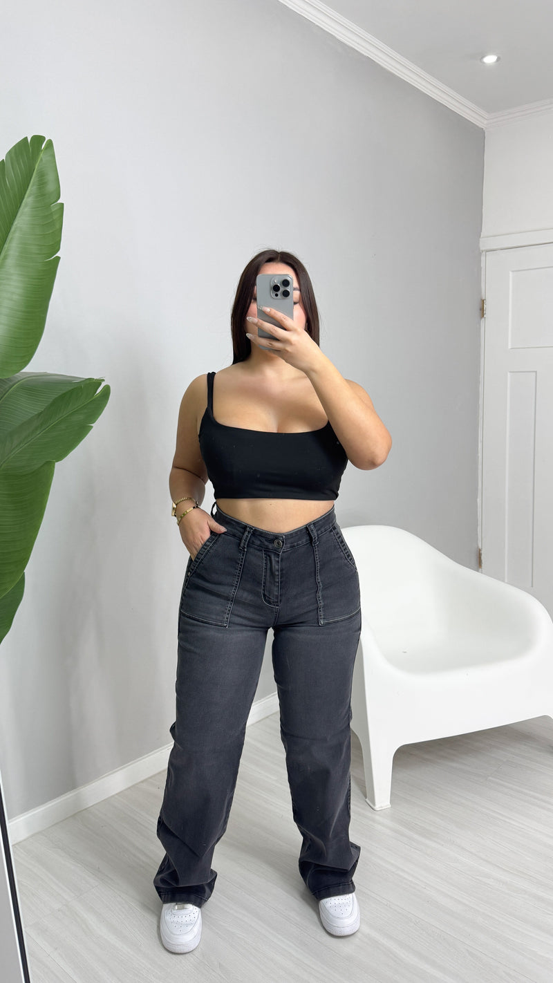 WIDE LEG GREY ATLANTA