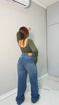 JEANS WIDE LEG ESTILO LEVIS X YASMIN TENDENCIA®️