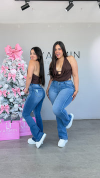 FLARE BOOTCUT INDIGO x YASMIN TENDENCIA ®️