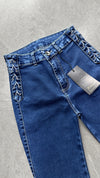 SKINNY TRENZADO AZUL