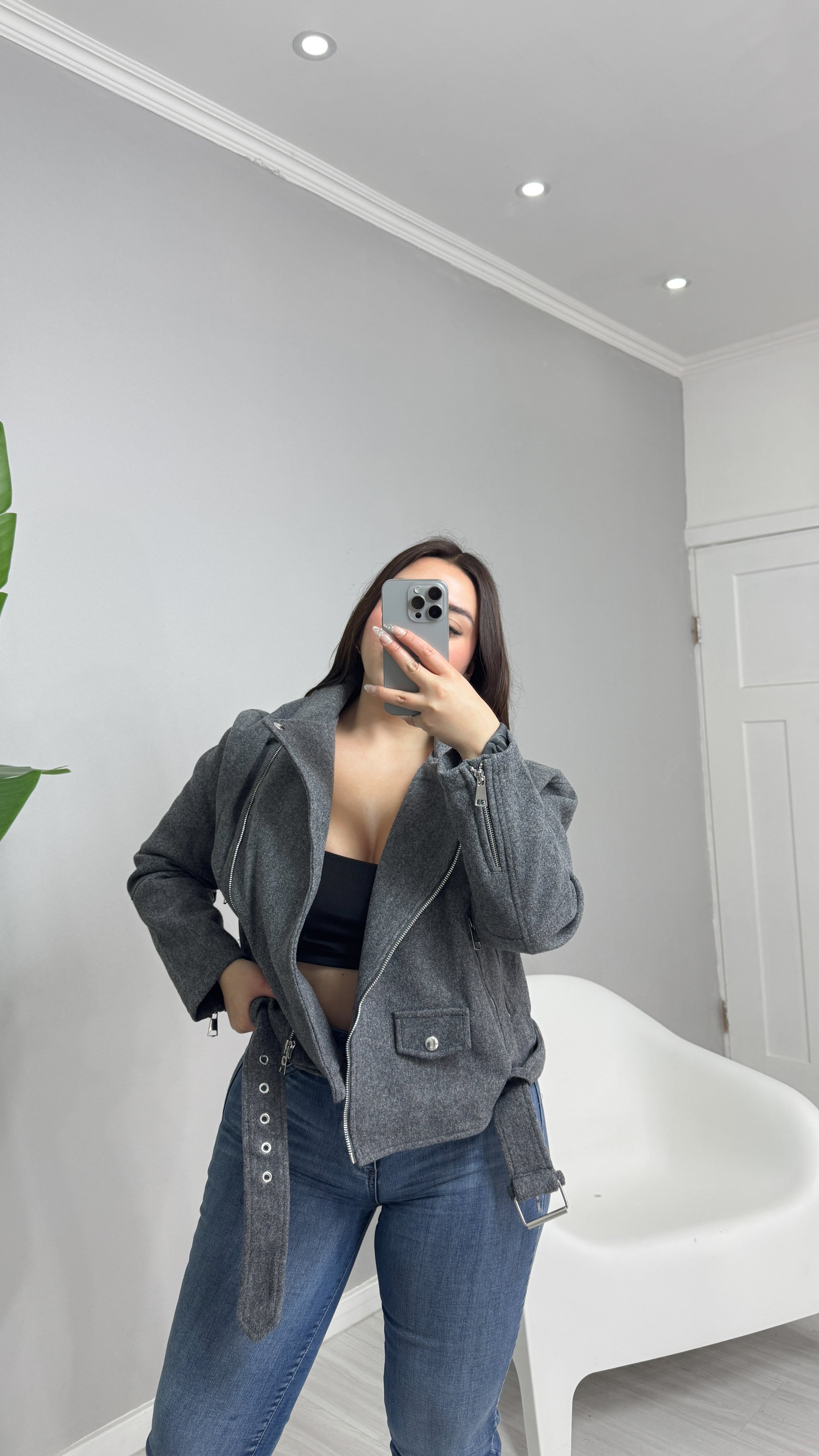 JACKET AVIADORA OVERSIZE