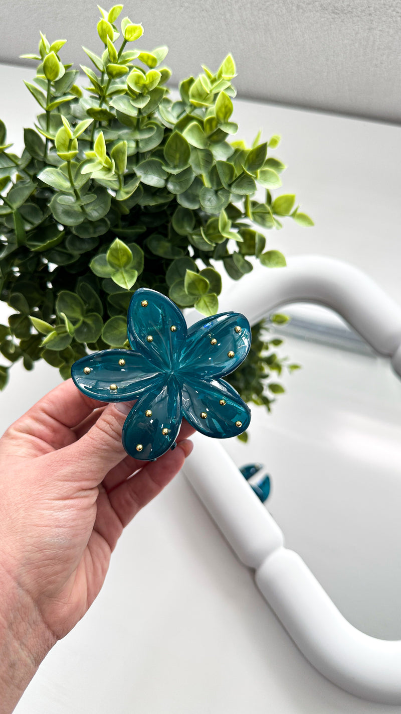 PINCHE FLORES BRILLOS