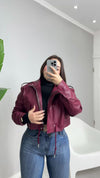 JACKET BOMBER ECOCUERO