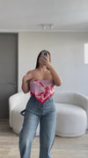 JEANS BAGGY BRILLOS AZUL