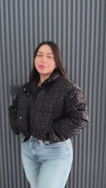 JACKET PUFFA BRILLOS